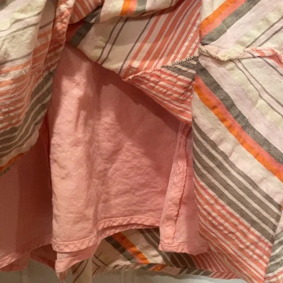 Fat Face Sear-sucker Striped Cotton Dress - Picture 4 of 6